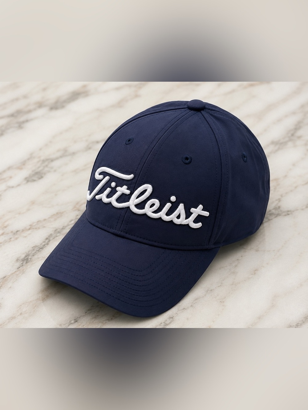 Titleist Players Performance Ball Marker Golf Hat Navy Adjustable Cap